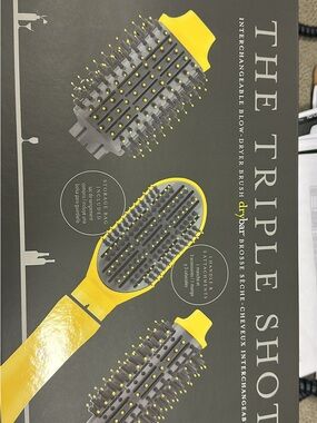 Drybar Yellow Interchangeable Triple Shot Blow-Dryer Brush Set